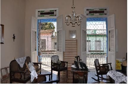 'living room' Casas particulares are an alternative to hotels in Cuba.